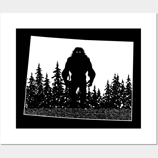 Colorado Bigfoot Wall Art by Tesszero